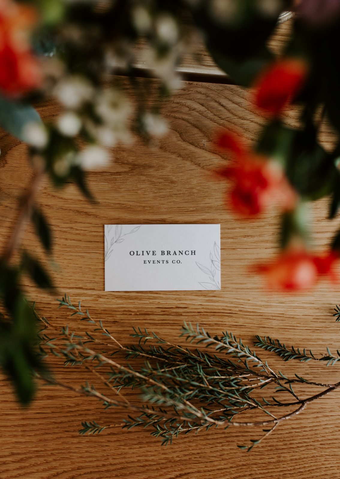 Olive Branch Events Co. Business Card