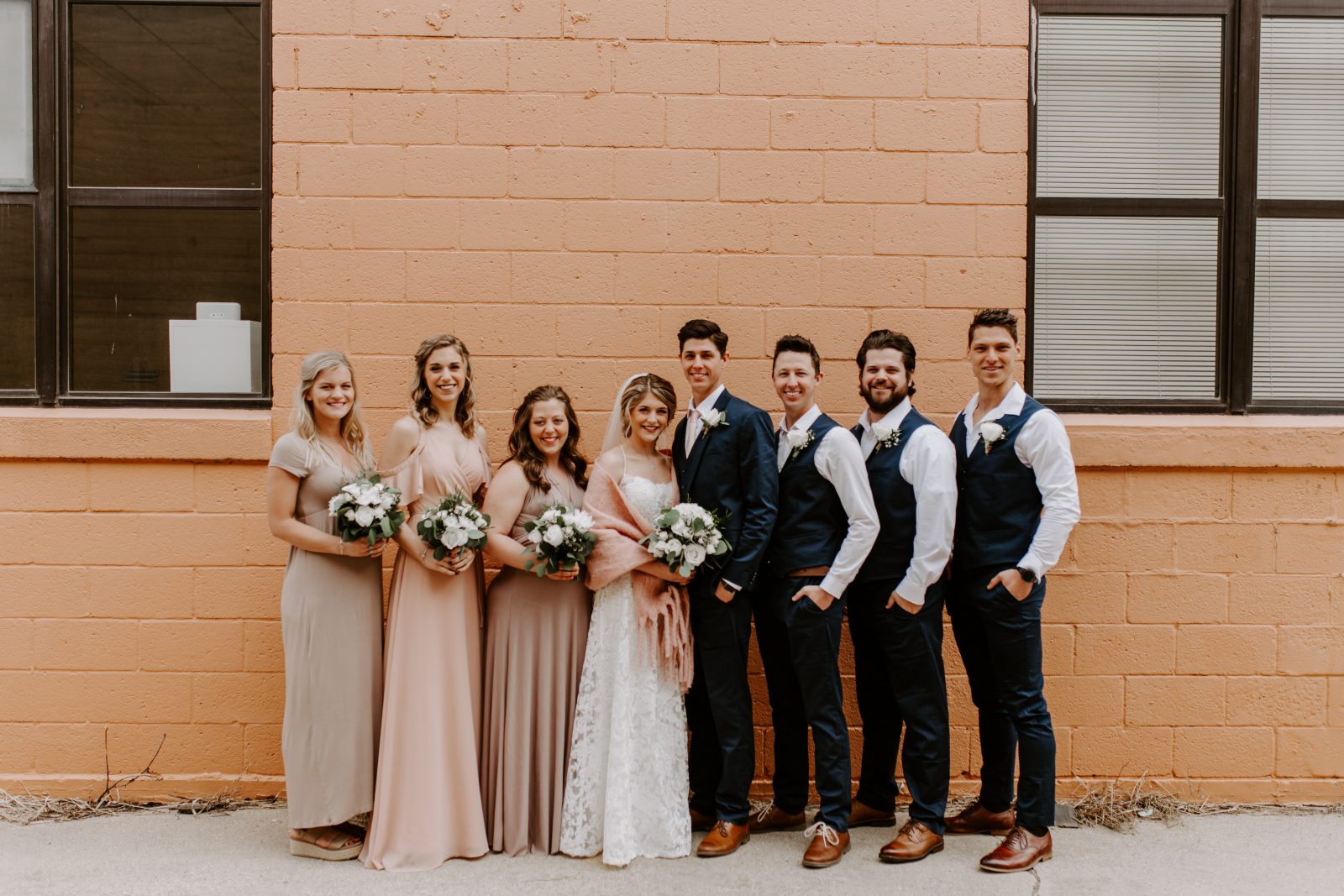Becca and Tanner Wedding Party Olive Branch Events Co.