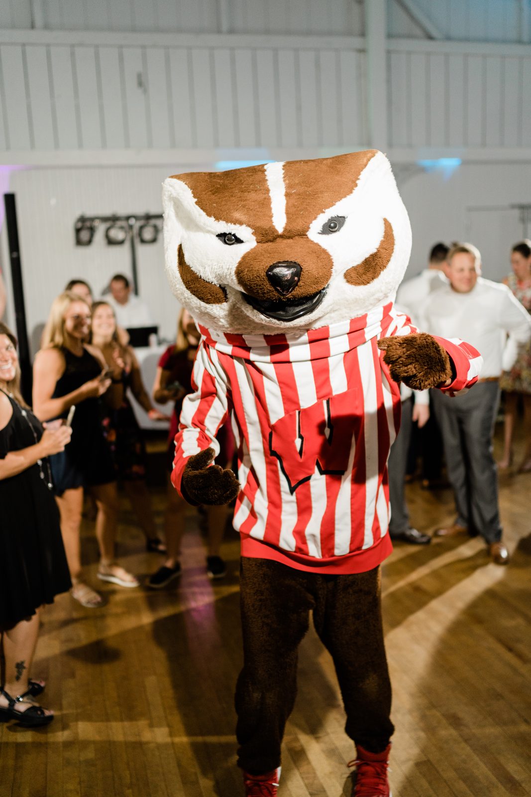 Bucky the Badger Mascot Wedding